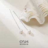 OSM Oval (Teardrop) Earrings 6–7mm – S925 Silver