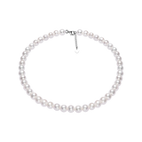 OSM  Pearl Necklace 9–10 mm with S925 Sterling Silver Clasp