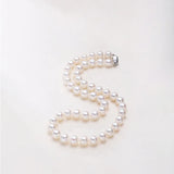 OSM Pearl Necklace 9–10 mm with S925 Sterling Silver Clasp