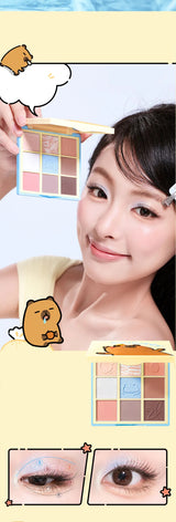 COLORKEY Orange Capybara Nine Shades Eyeshadow Palette 13,5gr