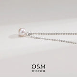 OSM Pearl Necklace 12–13 mm 925 Silver