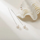 OSM Oval (Teardrop) Earrings 6–7mm – S925 Silver