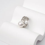 OSM Round Adjustable CZ Ring 11–12mm – Silvery White