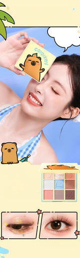 COLORKEY Orange Capybara Nine Shades Eyeshadow Palette 13,5gr
