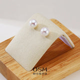 OSM  Flat Round Earrings Set – 6–7mm & 8–9mm