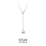 OSM Pearl Necklace 8–9 mm  925 Silver