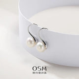 OSM Pearl Earrings 8–9mm S925 Silver