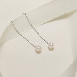 OSM Oval (Teardrop) Earrings 6–7mm – S925 Silver