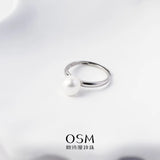 OSM Round Adjustable Ring 8–9mm S925 Silver
