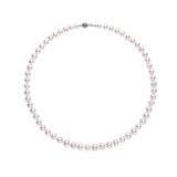 OSM White Pearl Necklace 7–8mm Near-Circular 9K Gold