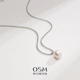OSM Pearl Necklace 12–13 mm 925 Silver