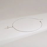 OSM Teardrop White Pearl Necklace 10–11mm, S925 Silver