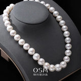 OSM Pearl Necklace 11–13 mm with S925 Sterling Silver Clasp
