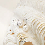 OSM Pearl Earrings 8–9mm S925 Silver