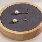 OSM Oval Earrings 7–8mm – S925 Silver