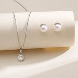 OSM Flat Round Ring & Adjustable Silver Chain Set 8–9mm – S925 Silver