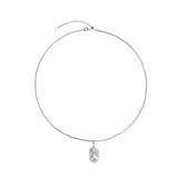 OSM White Pearl Necklace 13–15mm Irregular, S925 Silver