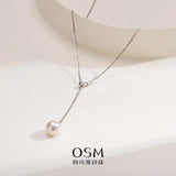 OSM Pearl Necklace 8–9 mm  925 Silver