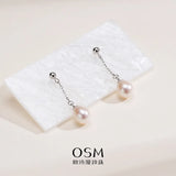 OSM Oval Earrings 7–8mm – S925 Silver