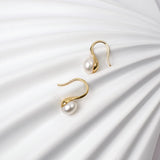 OSM Flat Round Earrings 8–9mm – Gold Tone, S925 Silver