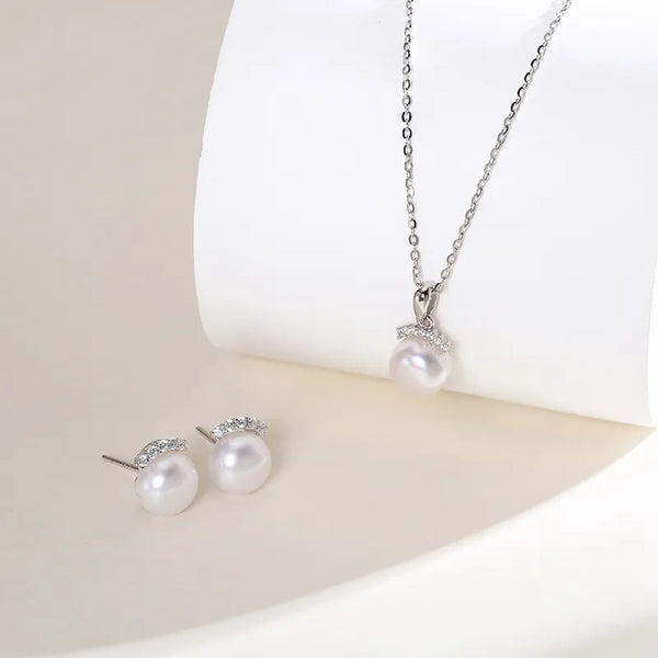 OSM Flat Round Ring & Adjustable Silver Chain Set 8–9mm – S925 Silver
