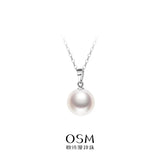 OSM Pearl Necklace 10–11 mm White 925 Silver