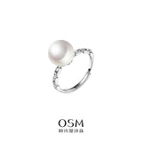 OSM Round Adjustable Ring 10–11mm – S925 Silver