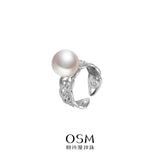 OSM Round Adjustable CZ Ring 11–12mm – Silvery White