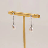 OSM Oval Earrings 7–8mm – S925 Silver