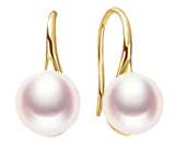 OSM Flat Round Earrings 8–9mm – Gold Tone, S925 Silver