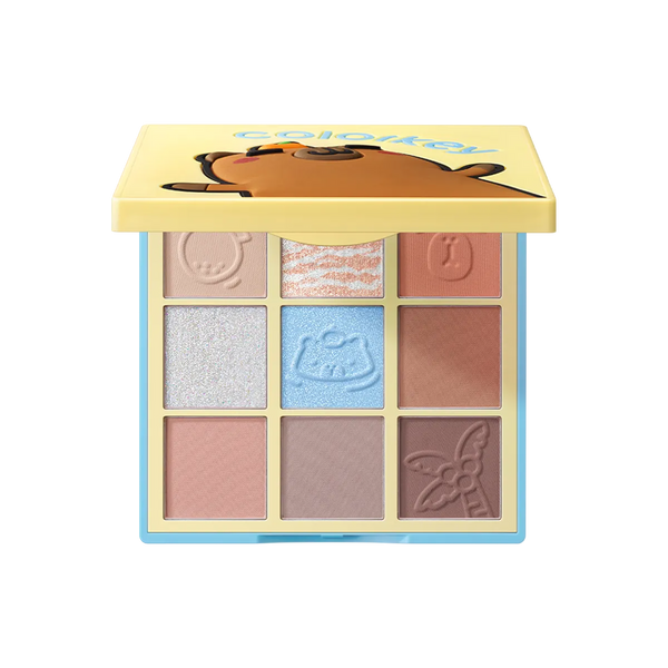 COLORKEY Orange Capybara Nine Shades Eyeshadow Palette 13,5gr