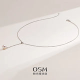 OSM Pearl Necklace 8–9 mm  925 Silver