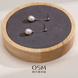 OSM Oval Earrings 7–8mm – S925 Silver