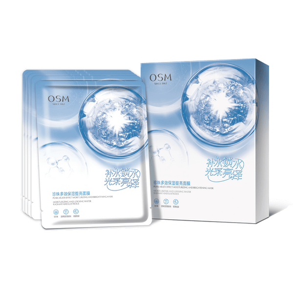 OSM Pearl Multi-Effect Moisturizing & Brightening Mask (25ml × 5 pcs)