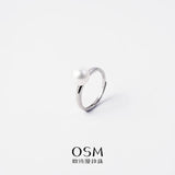 OSM Round Adjustable Ring 8–9mm S925 Silver