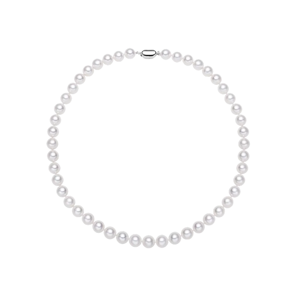OSM Pearl Necklace 9–10 mm with S925 Sterling Silver Clasp