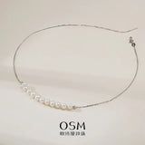 OSM Pearl Necklace 6–7 mm 925 Silver