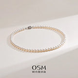 OSM Pearl Necklace 6–7 mm S925 Sterling Silver Clasp