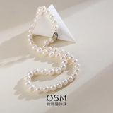 OSM Pearl Necklace with S925 Sterling Silver Clasp