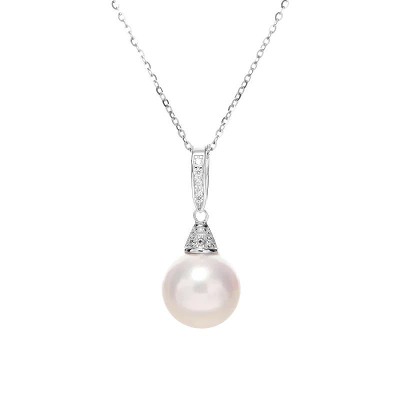 OSM Pearl 925 Silver Necklace 11-12 mm
