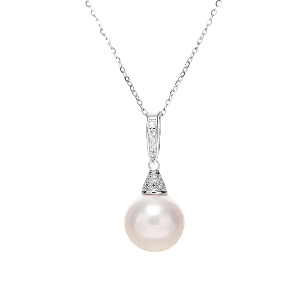 OSM Pearl 925 Silver Necklace 11-12 mm