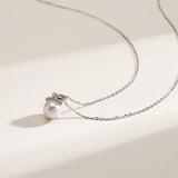 OSM Flat Round Ring & Adjustable Silver Chain Set 8–9mm – S925 Silver