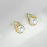 OSM Flat Round Earrings 6–7mm – Gold Tone, S925 Silver