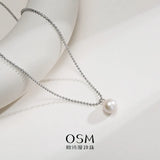 OSM Pearl Necklace 12–13 mm 925 Silver
