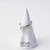 OSM Round Adjustable Ring 8–9mm S925 Silver