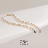 OSM Pearl Necklace 6–7 mm S925 Sterling Silver Clasp