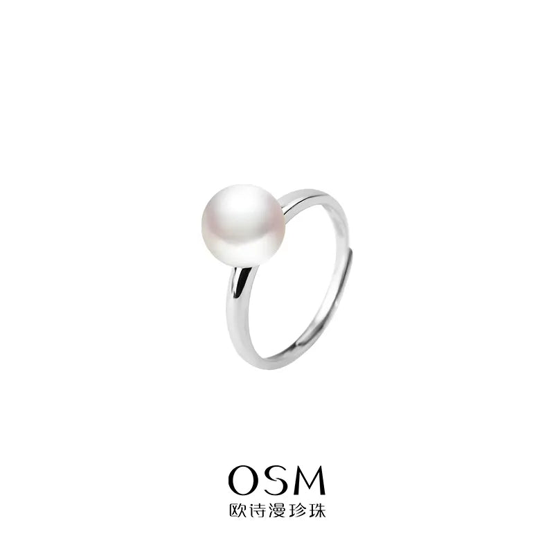 OSM Round Adjustable Ring 8–9mm S925 Silver