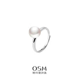 OSM Round Adjustable Ring 8–9mm S925 Silver