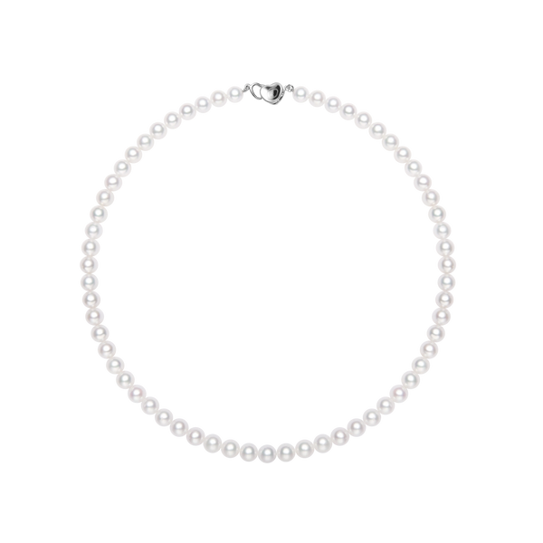 OSM Pearl Necklace 6–7 mm S925 Sterling Silver Clasp