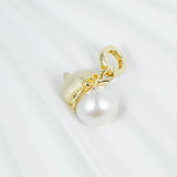 OSM GOLD Pearl Necklace 11–12 mm  925 Silver